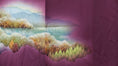 Load image into Gallery viewer, Online Private Viewing | Landscape in eggplant purple | Fabric No 006 (Sabrina)
