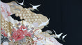 Load image into Gallery viewer, Online Private Viewing | Cranes across golden landscape |  Fabric No 020 (Atsuko)
