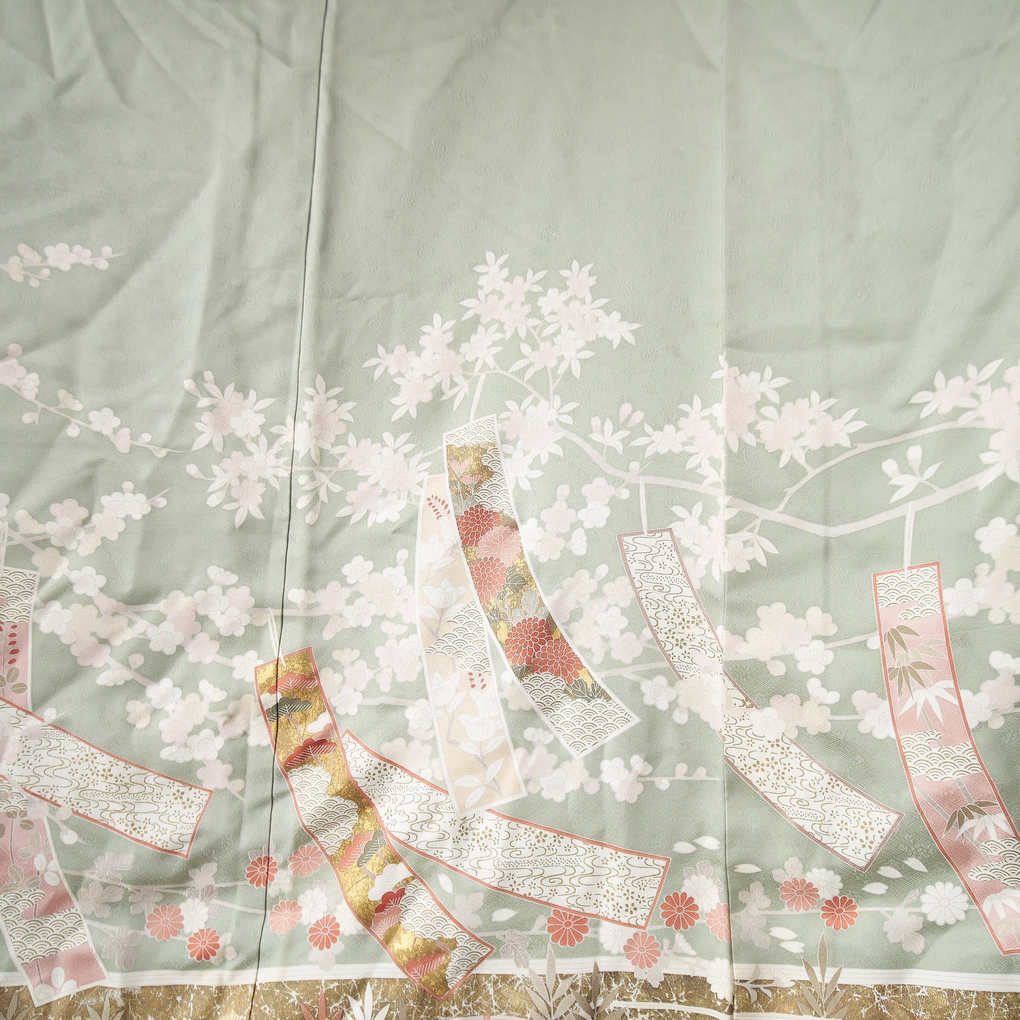 J21-6 Premium Fabric: Sakura mochi | beautiful pink and green