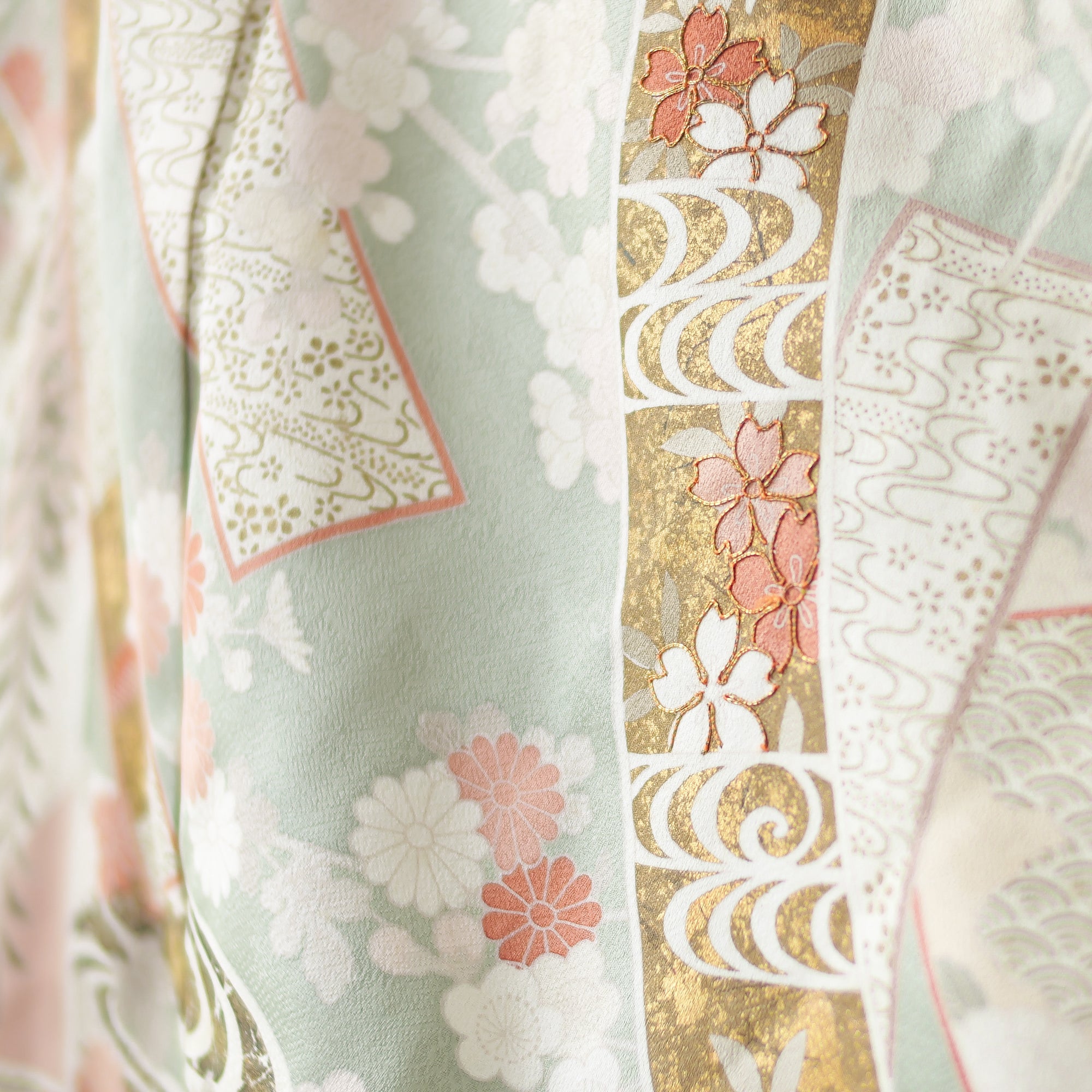 J21-6 Premium Fabric: Sakura mochi | beautiful pink and green