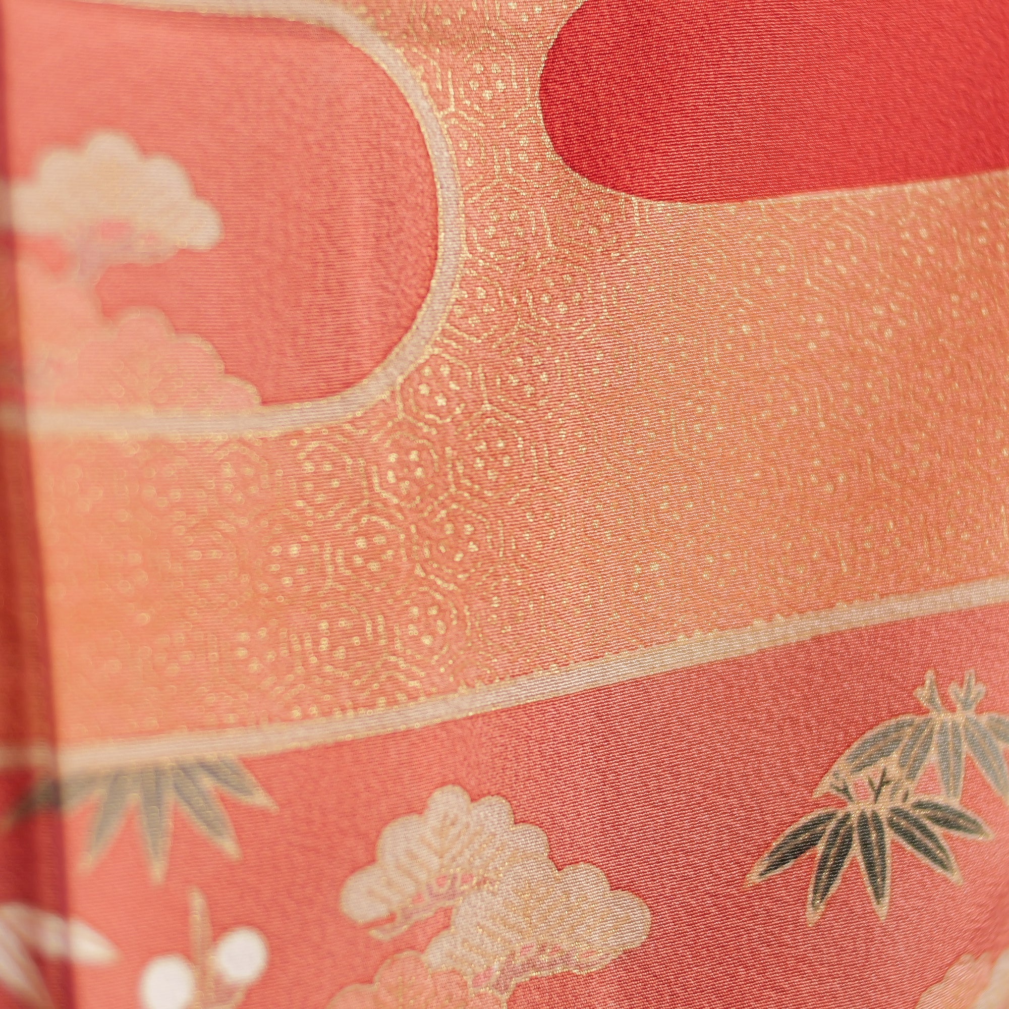 Ja24-4 Fabric: Red Floral Harmony