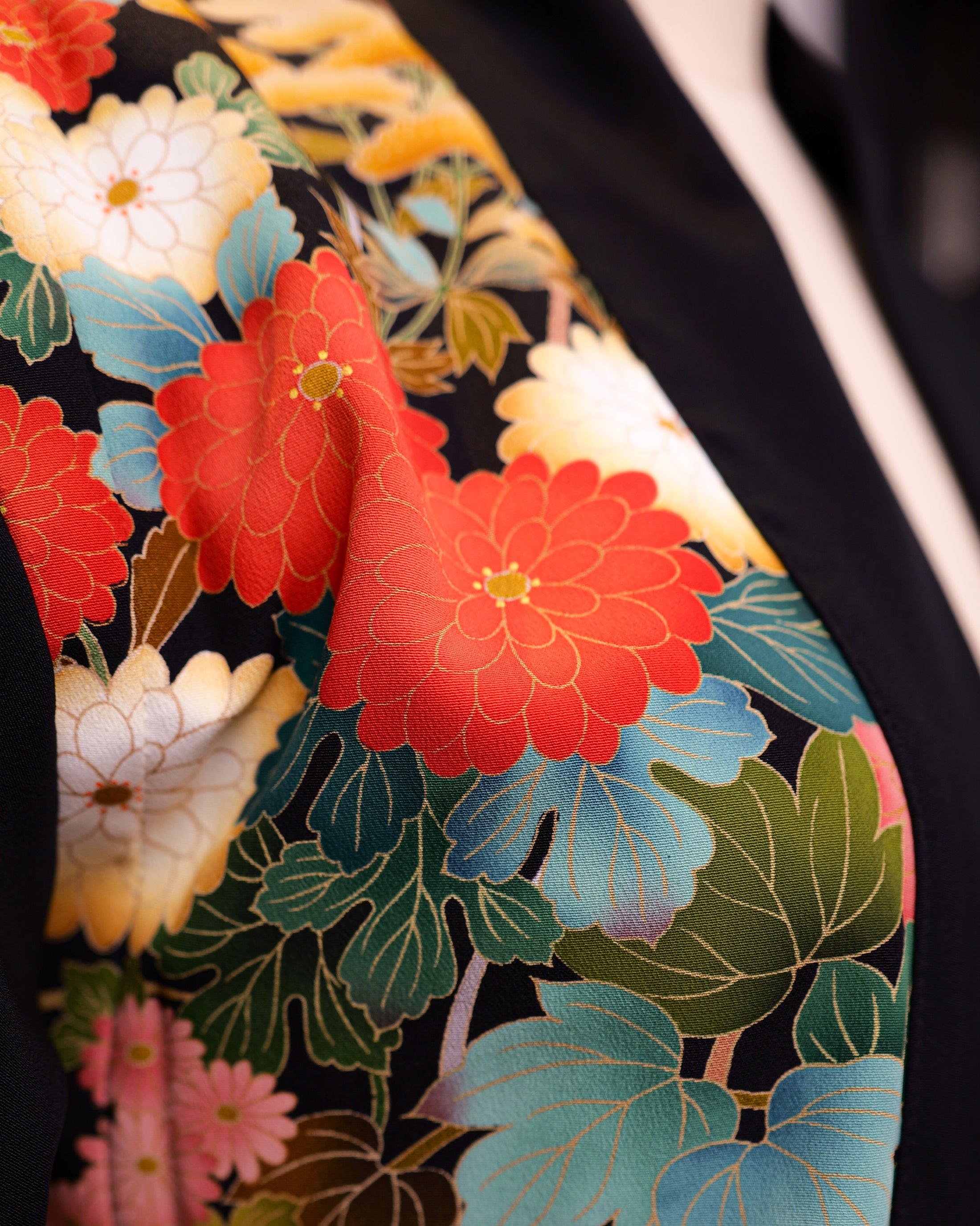 On-hand Premium: Kimono Blazer | Floral Whispers