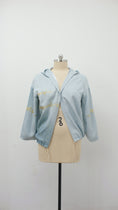 Load image into Gallery viewer, On-hand: Hoodie | H5495 - with beautiful blue and gold details!
