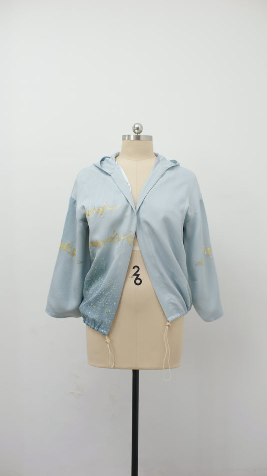 On-hand: Hoodie | H5495 - with beautiful blue and gold details!