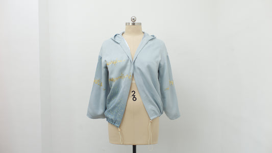 On-hand: Hoodie | H5495 - with beautiful blue and gold details!
