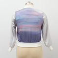 Load image into Gallery viewer, On-hand: Bomber Jacket | BJ5477 - MB (beautiful silver and purple color); special price due to the small stain
