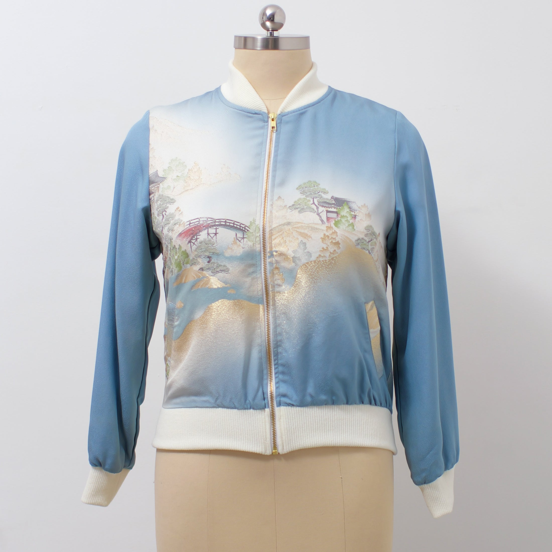 On-hand: Bomber Jacket | BJ5266 - LA  - skyblue