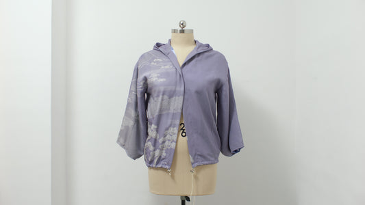 On-hand: Hoodie | H4543 - really nice purple color!
