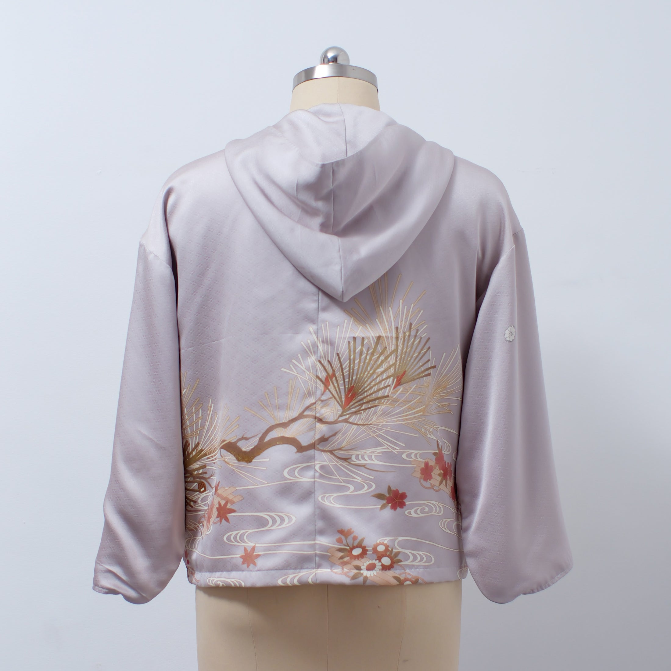 On-hand: Hoodie With Zipper | HWZ4589 - lovely lavender color