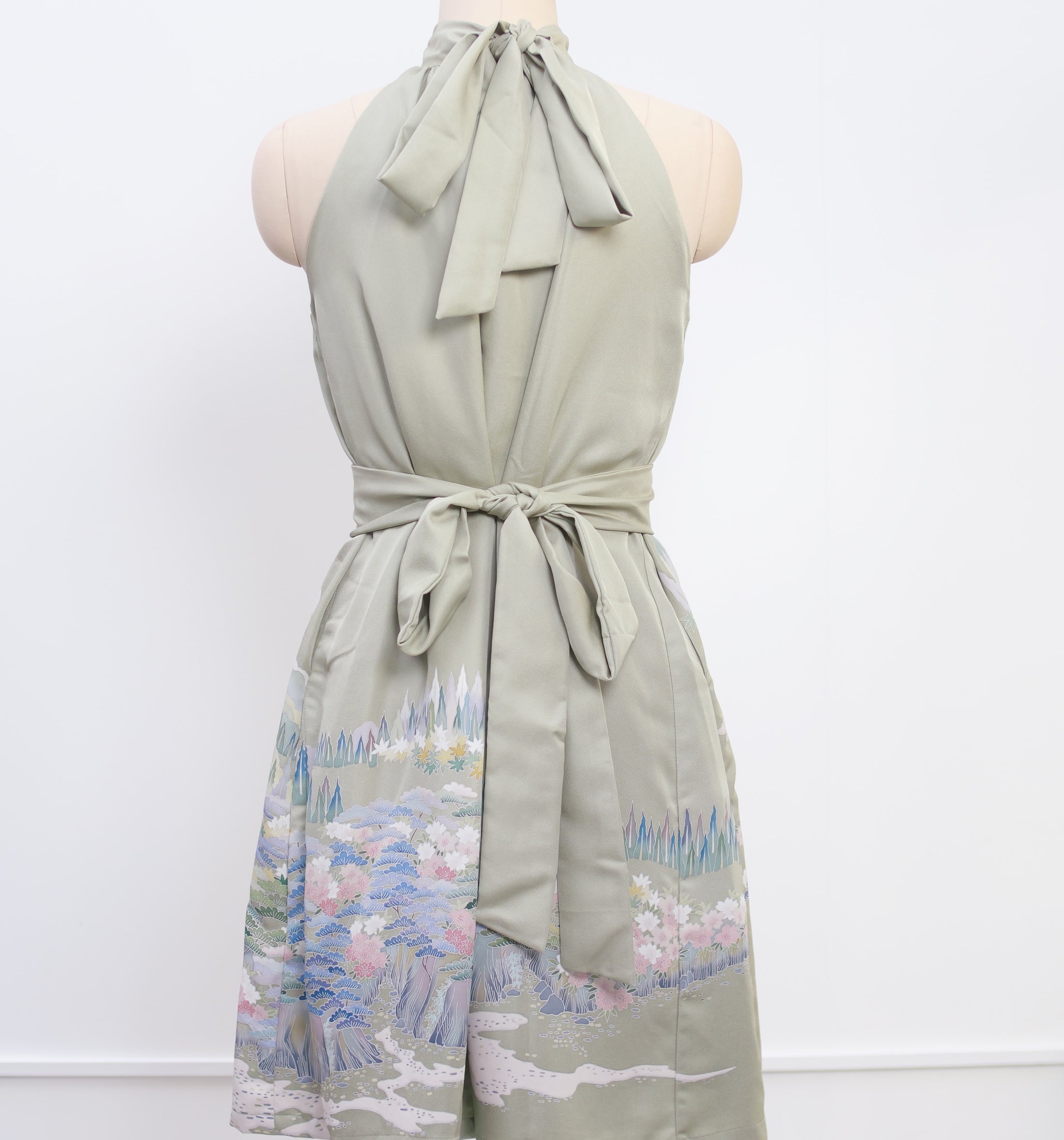 On-hand item: Halter Dress Green | HD5914 Size: XLB