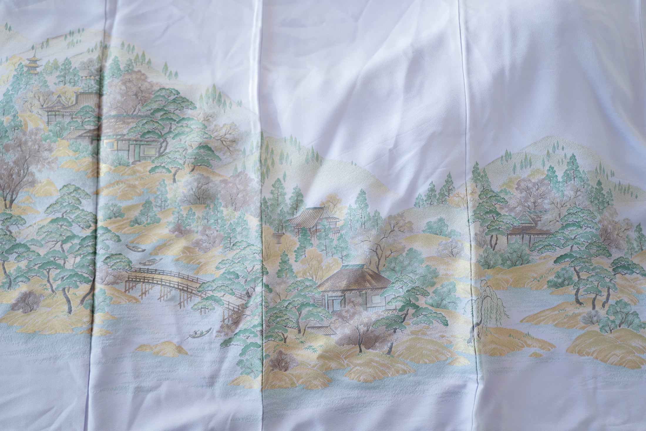 Dec 29 live: Resting House in the Forest; Fully embroidered. The color is stunningly relaxing