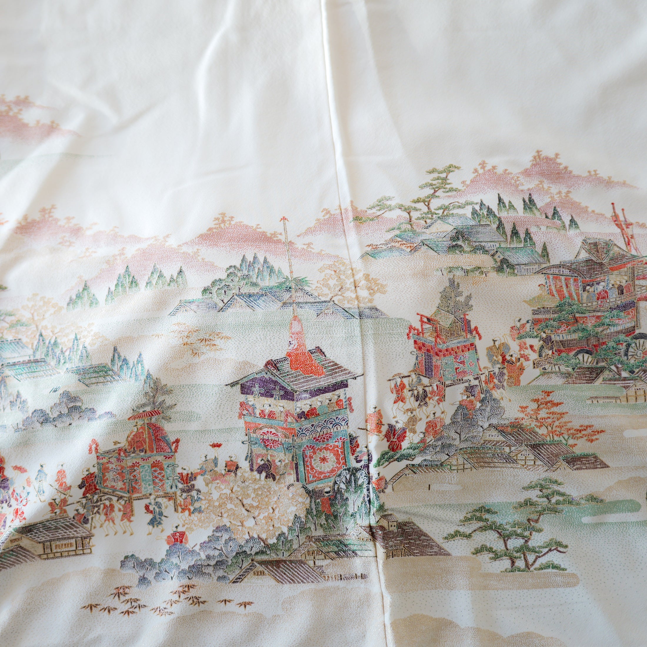 Dec 29 Live : Villager's Haven - Cream Fabric in full embroidery! (D29-14)