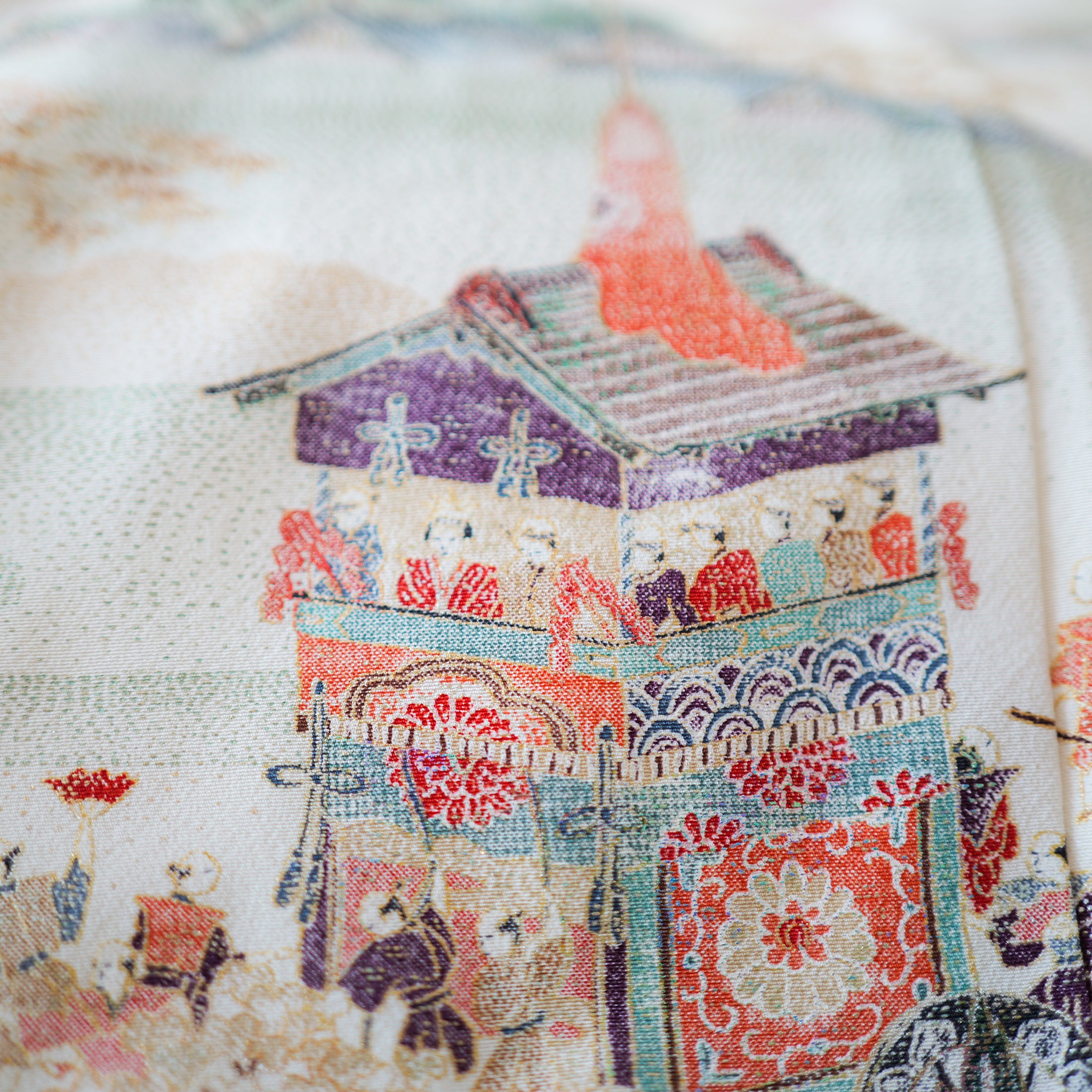 Dec 29 Live : Villager's Haven - Cream Fabric in full embroidery! (D29-14)