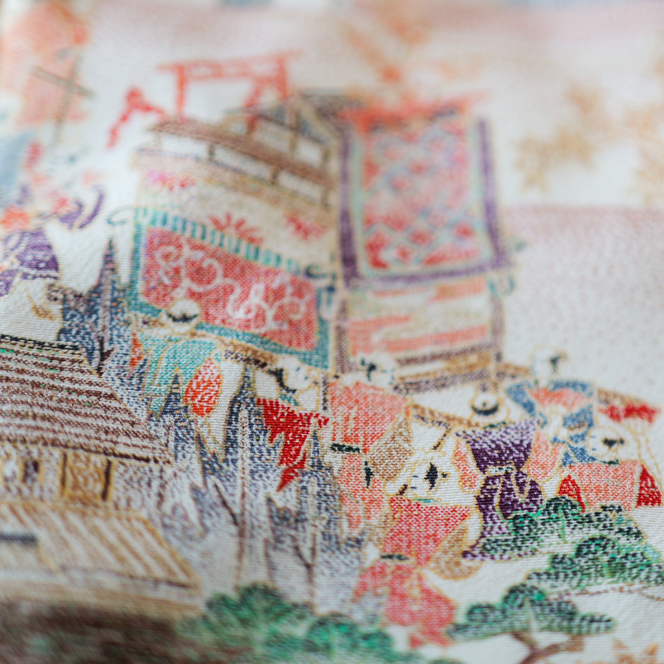 Dec 29 Live : Villager's Haven - Cream Fabric in full embroidery! (D29-14)