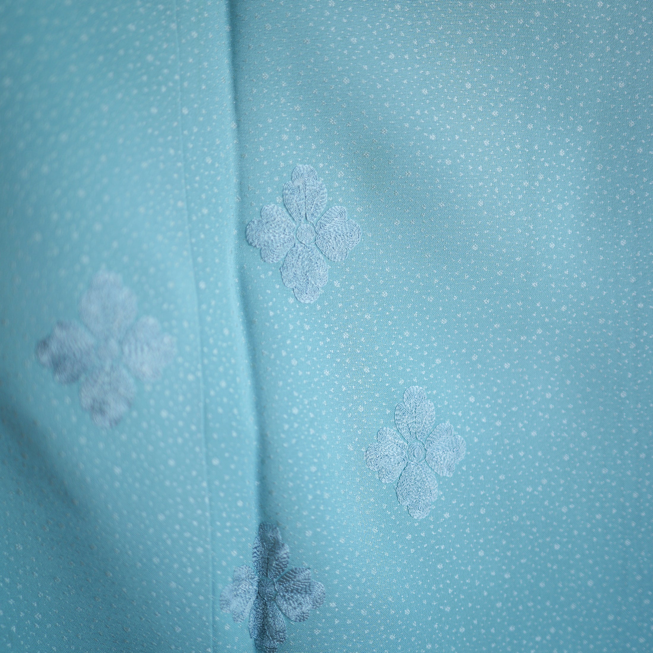 NALB - No Art Left Behind Fabric (NALB-F13-02) - Green Embroidered Elegance