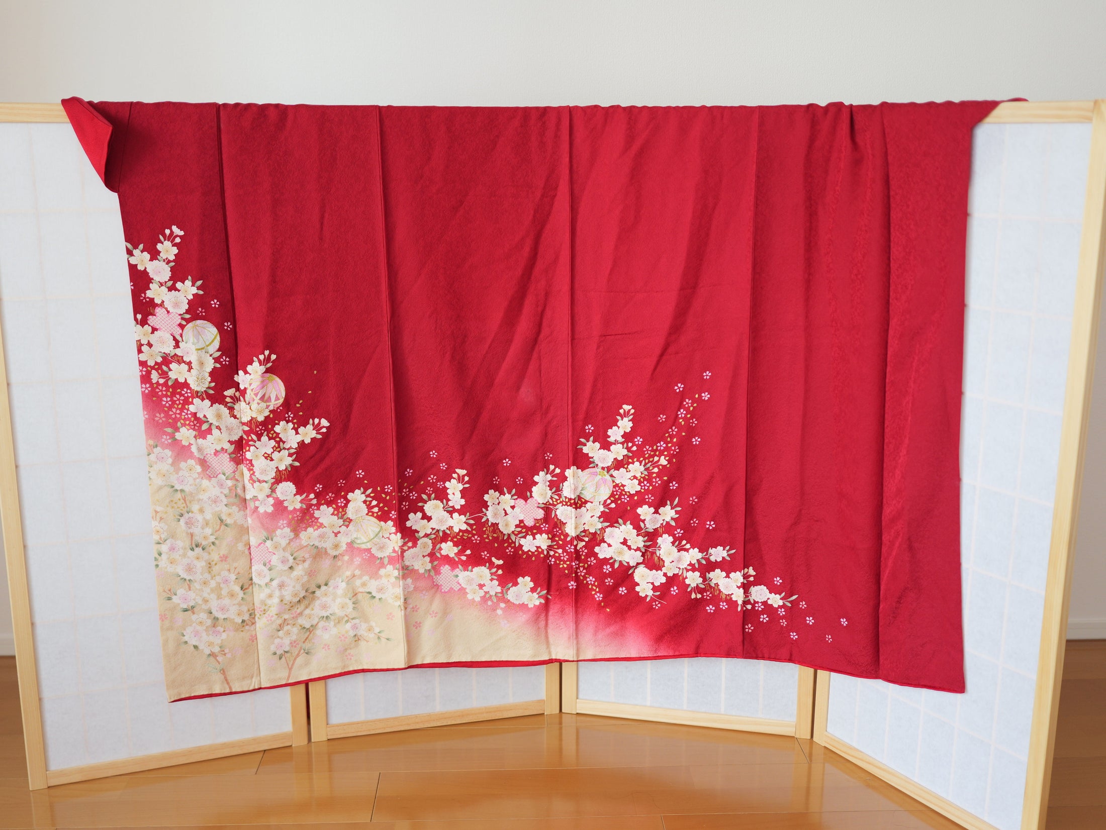 Fe16 Private Sale Fabric: Red with flowers | No code | Valentine's Free shipping