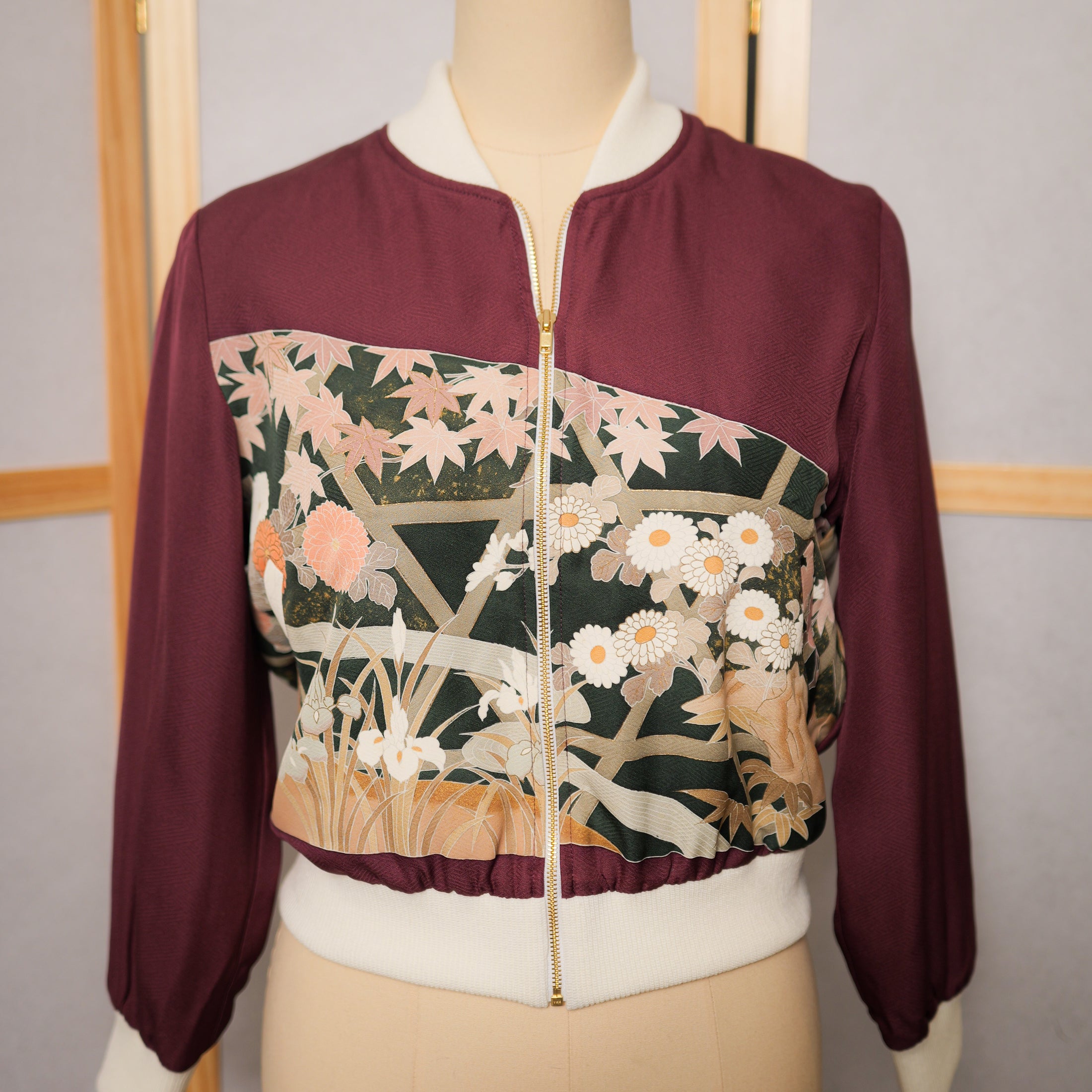 On-hand: Bomber Jacket : Maroon : BJ3582 - Size LB