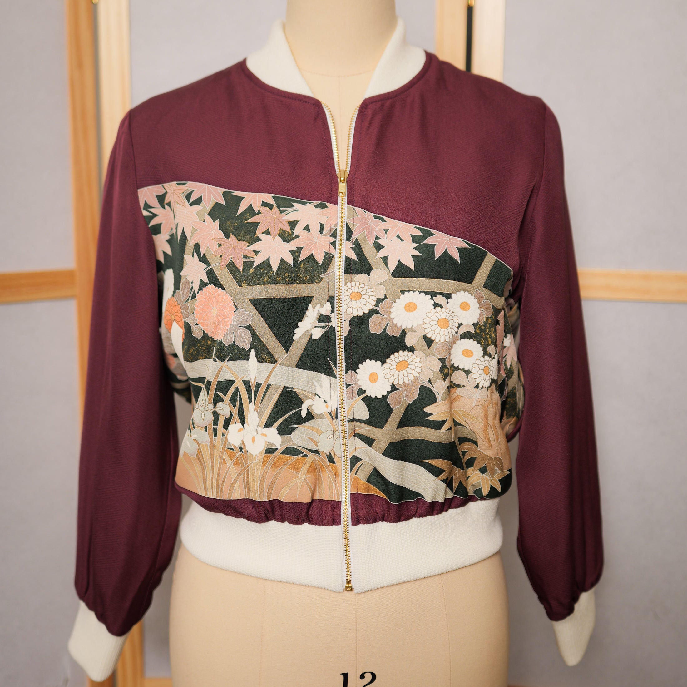 On-hand: Bomber Jacket : Maroon : BJ3582 - Size LB