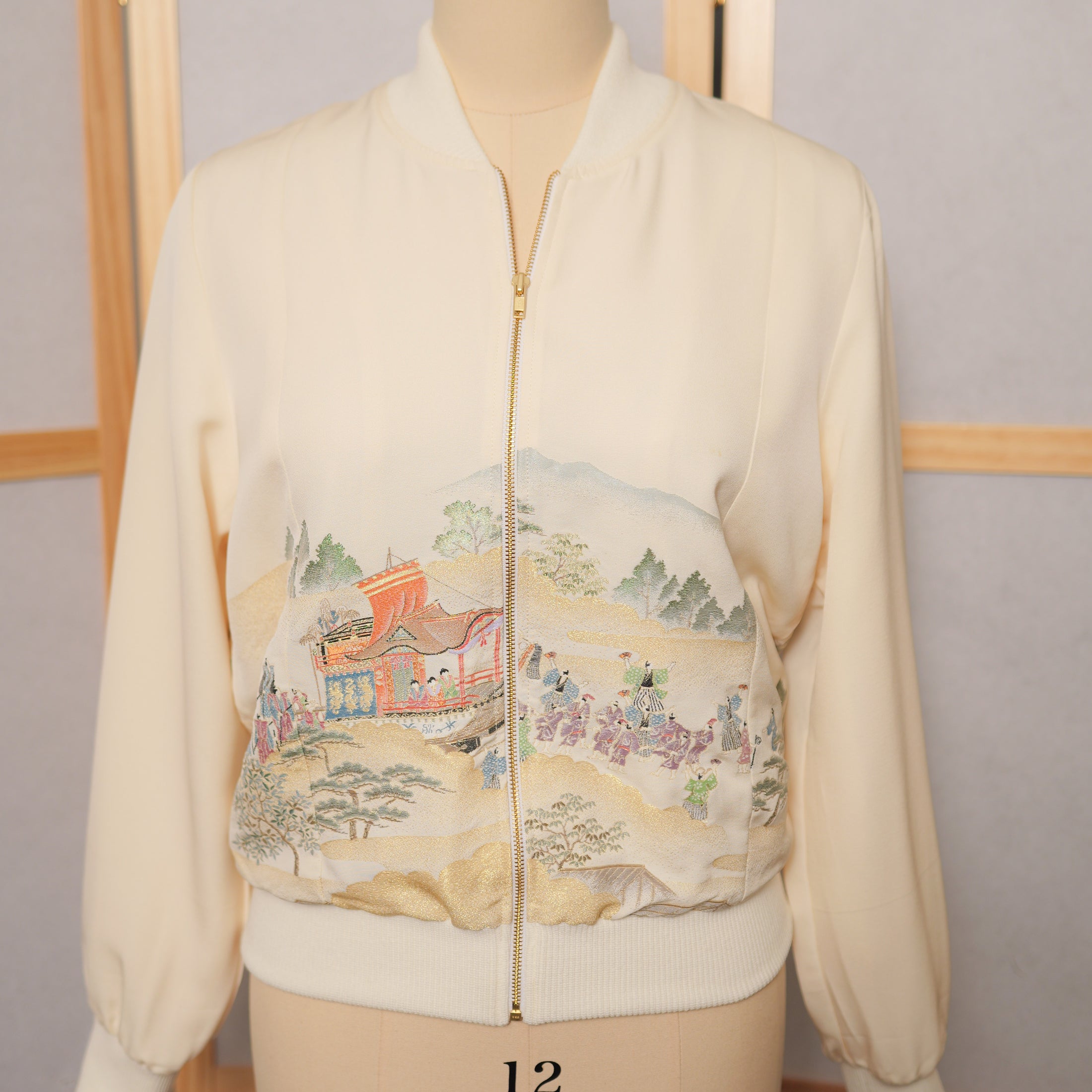 On-hand: Bomber Jacket : Cream : BJ3537 - Size LA