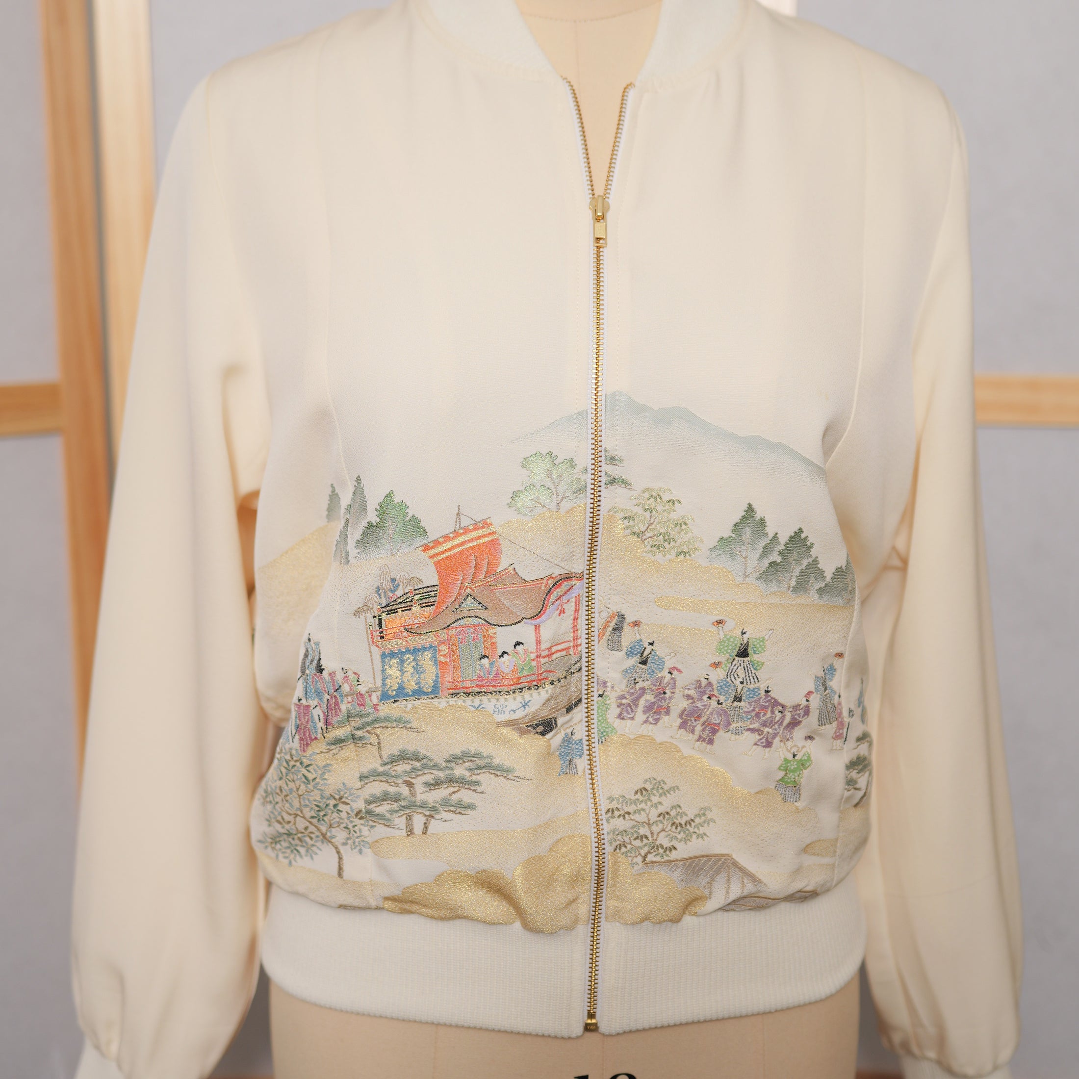 On-hand: Bomber Jacket : Cream : BJ3537 - Size LA
