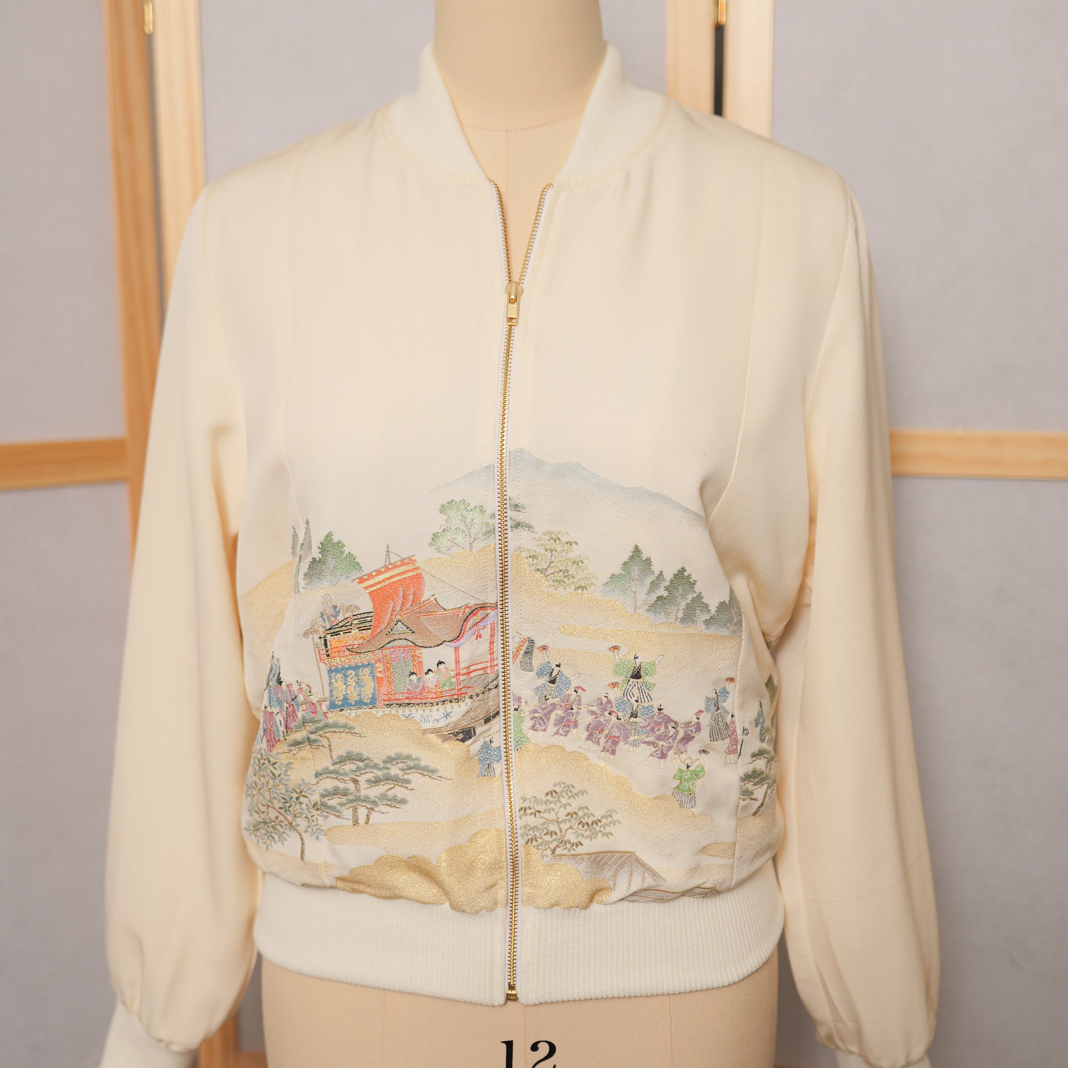 On-hand: Bomber Jacket : Cream : BJ3537 - Size LA