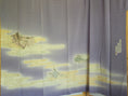 Load image into Gallery viewer, NALB (No Art Left Behind) Fabric: AP9-02 Purple with Calligraphy and Gold Details
