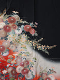 Load image into Gallery viewer, Sakura Collection Fabric: AP9-16-U Vibrant Red and Orange Chrysanthemums
