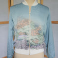Load image into Gallery viewer, On-hand: Bomber Jacket : Navy Blue Garden (elegant color): BJ3600 - Size LA
