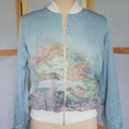 Load image into Gallery viewer, On-hand: Bomber Jacket : Navy Blue Garden (elegant color): BJ3600 - Size LA

