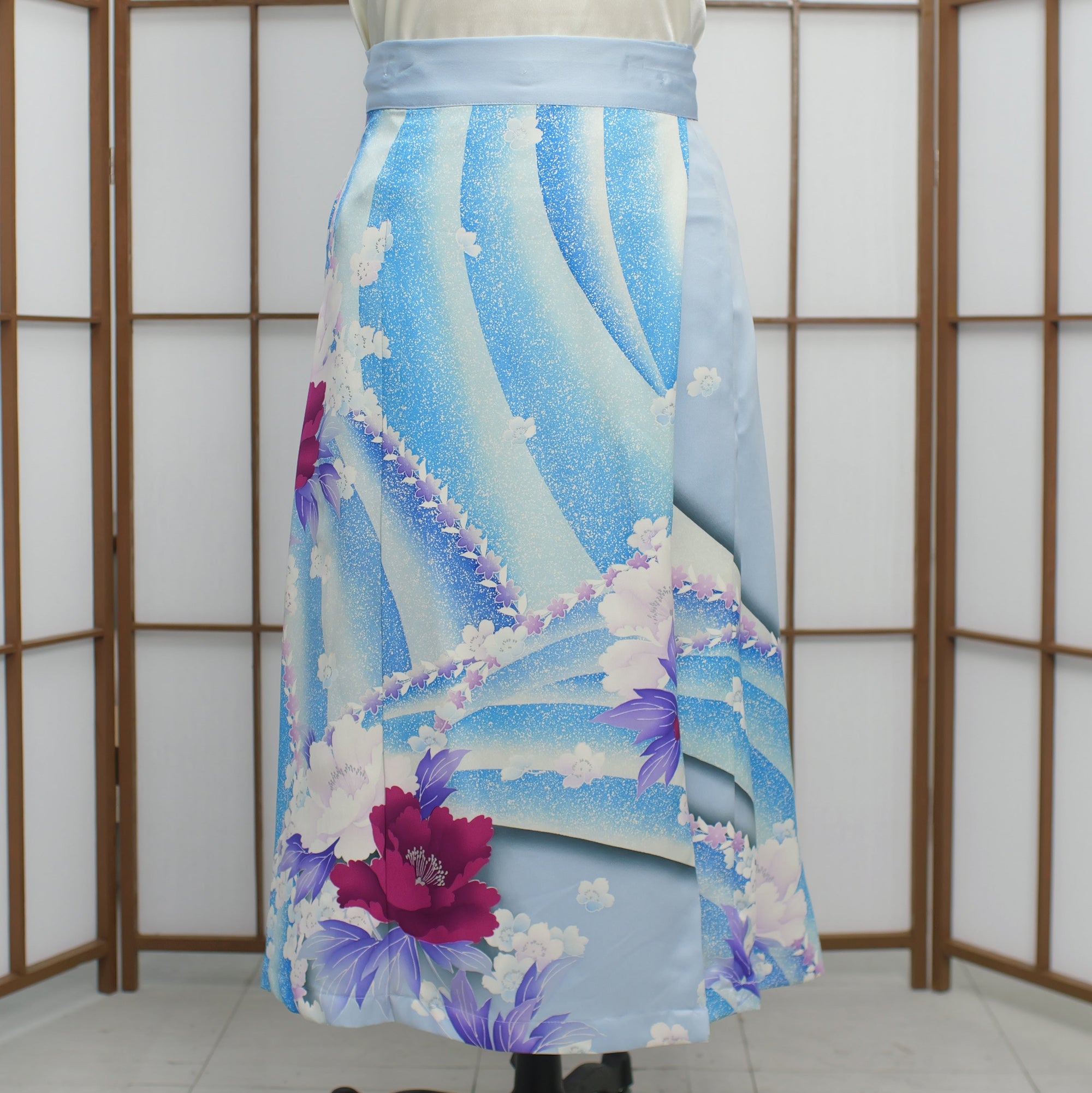Premium On-hand: Wrap Skirt Blue | WS4696 1P