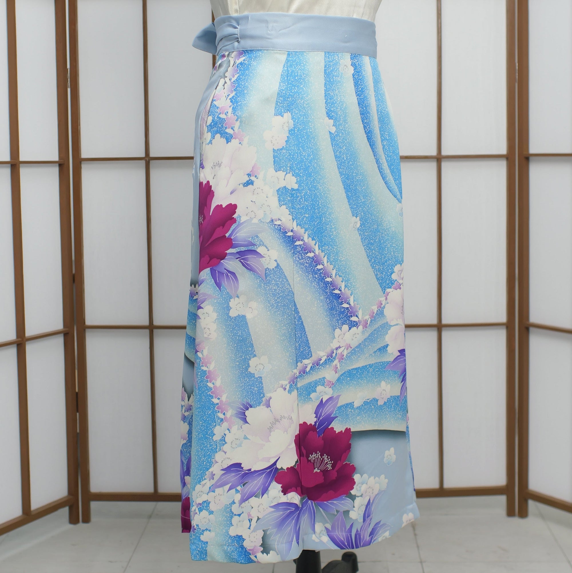 Premium On-hand: Wrap Skirt Blue | WS4696 1P