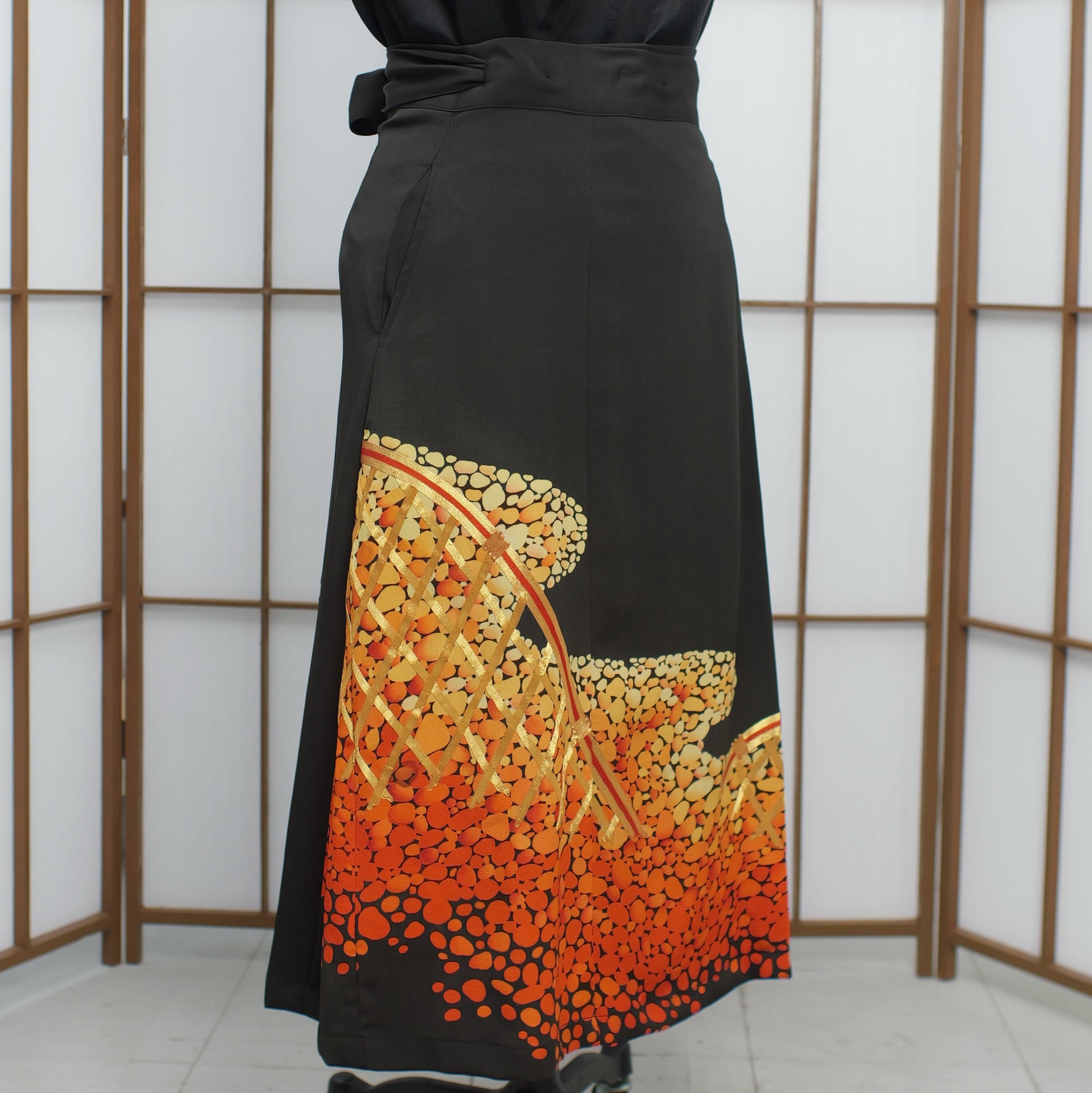 Premium On-hand: Wrap Skirt Black | WS5764 1P