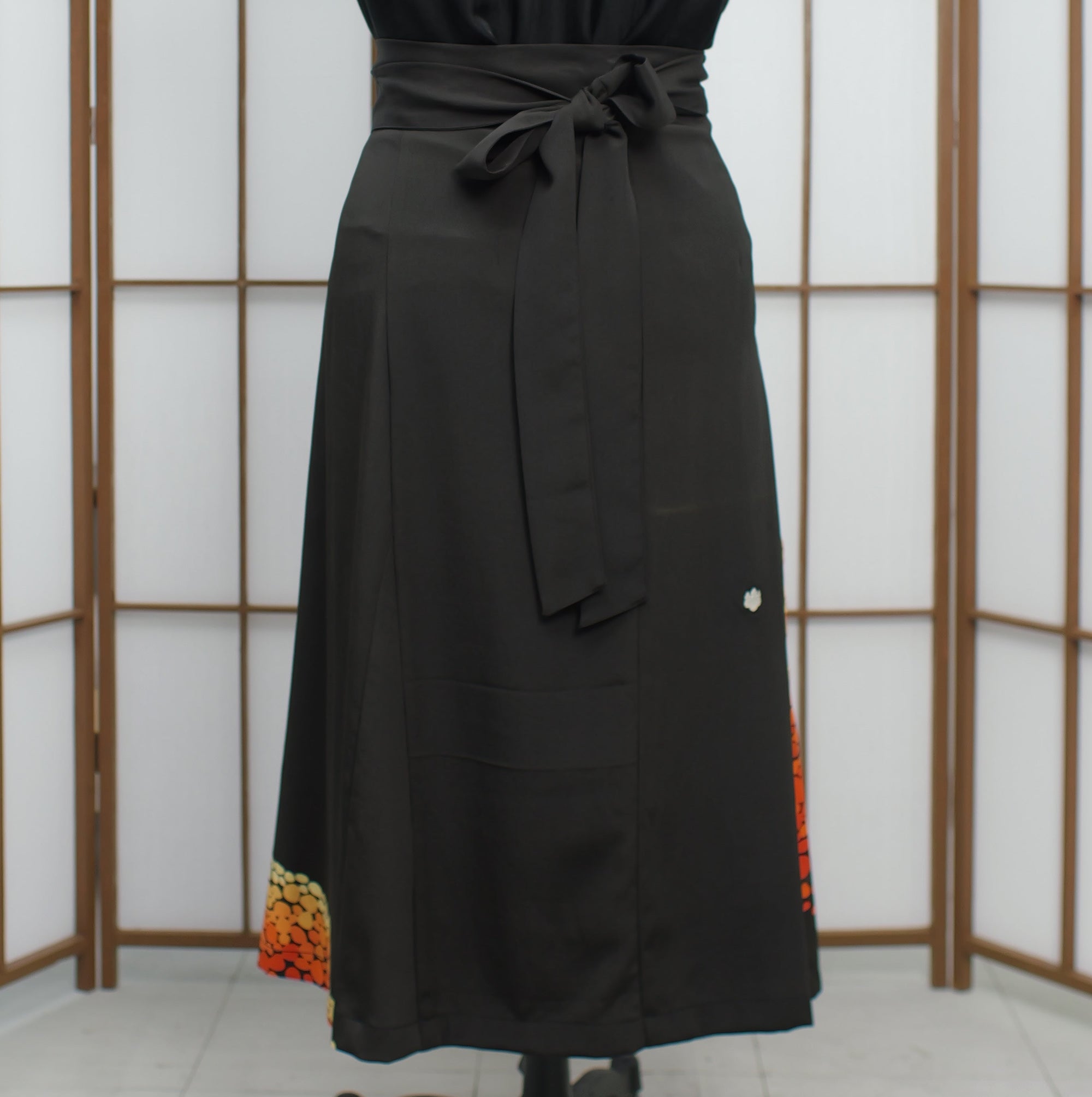 Premium On-hand: Wrap Skirt Black | WS5764 1P