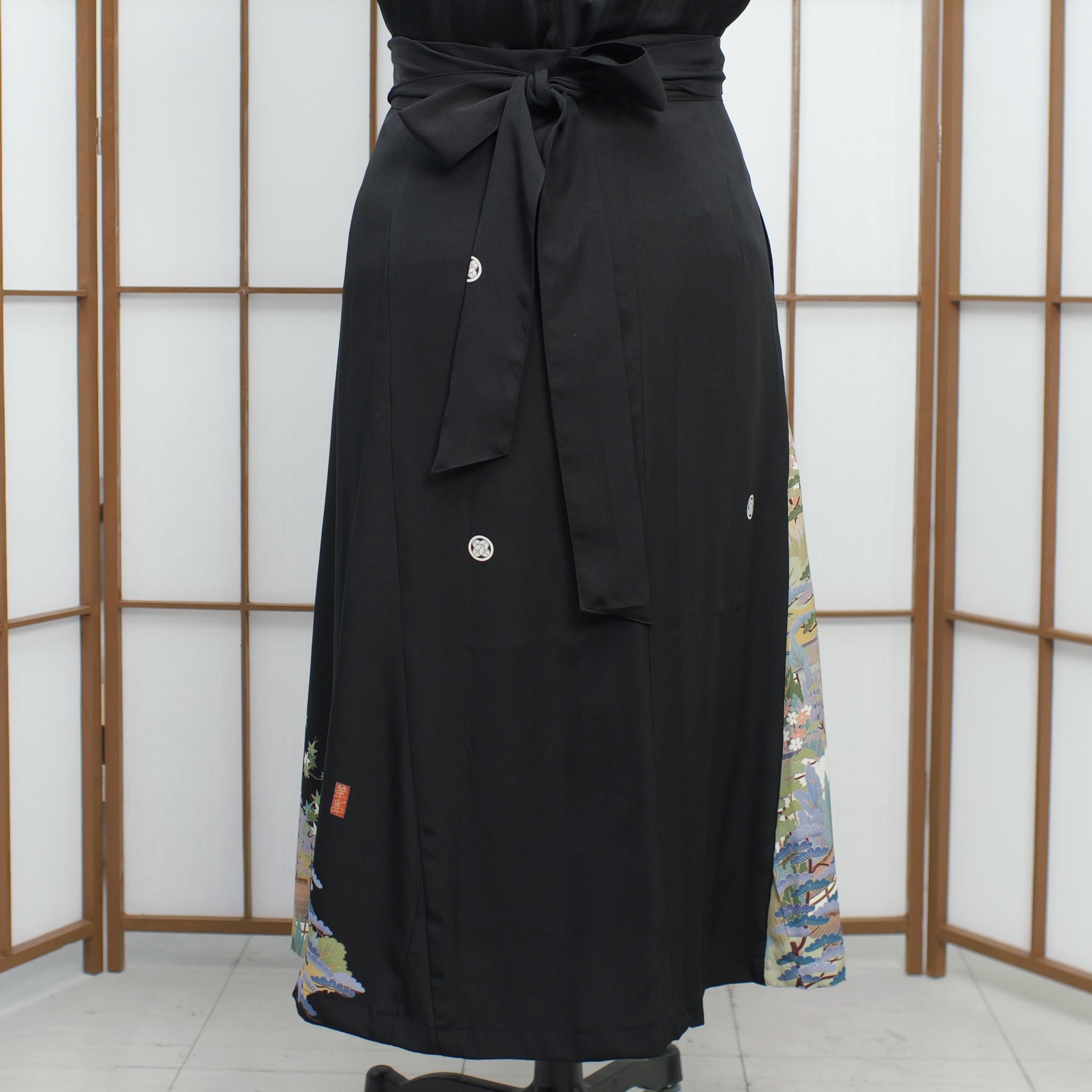 Premium On-hand: Wrap Skirt Black | WS6059 1P