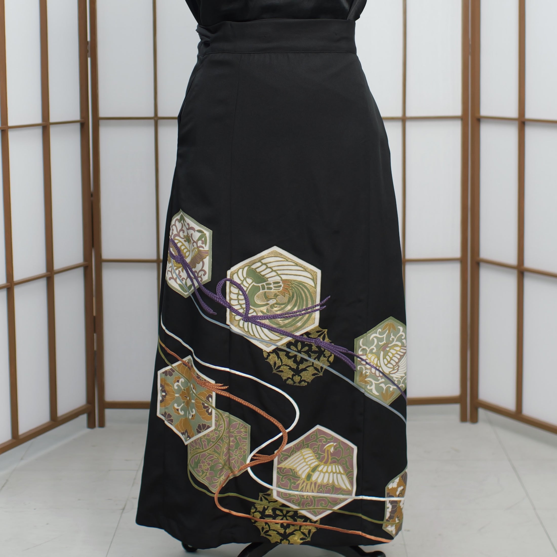 Premium On-hand: Wrap Skirt Black | WS6077 2T