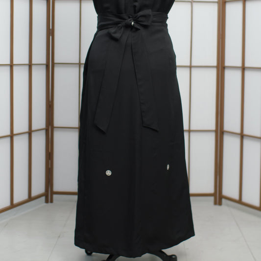 Premium On-hand: Wrap Skirt Black | WS6077 2T