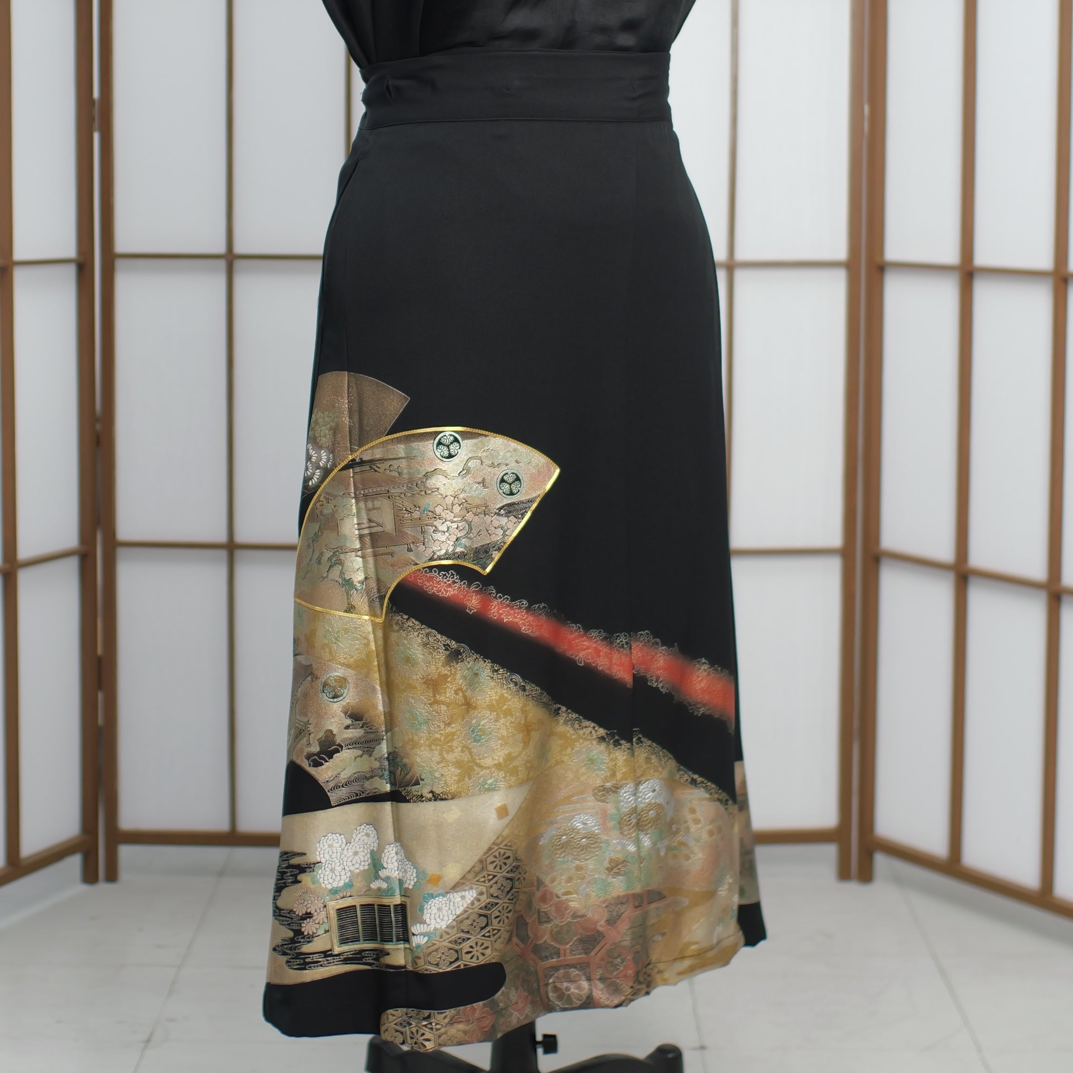 Premium On-hand: Wrap Skirt Black | WS5152 2P