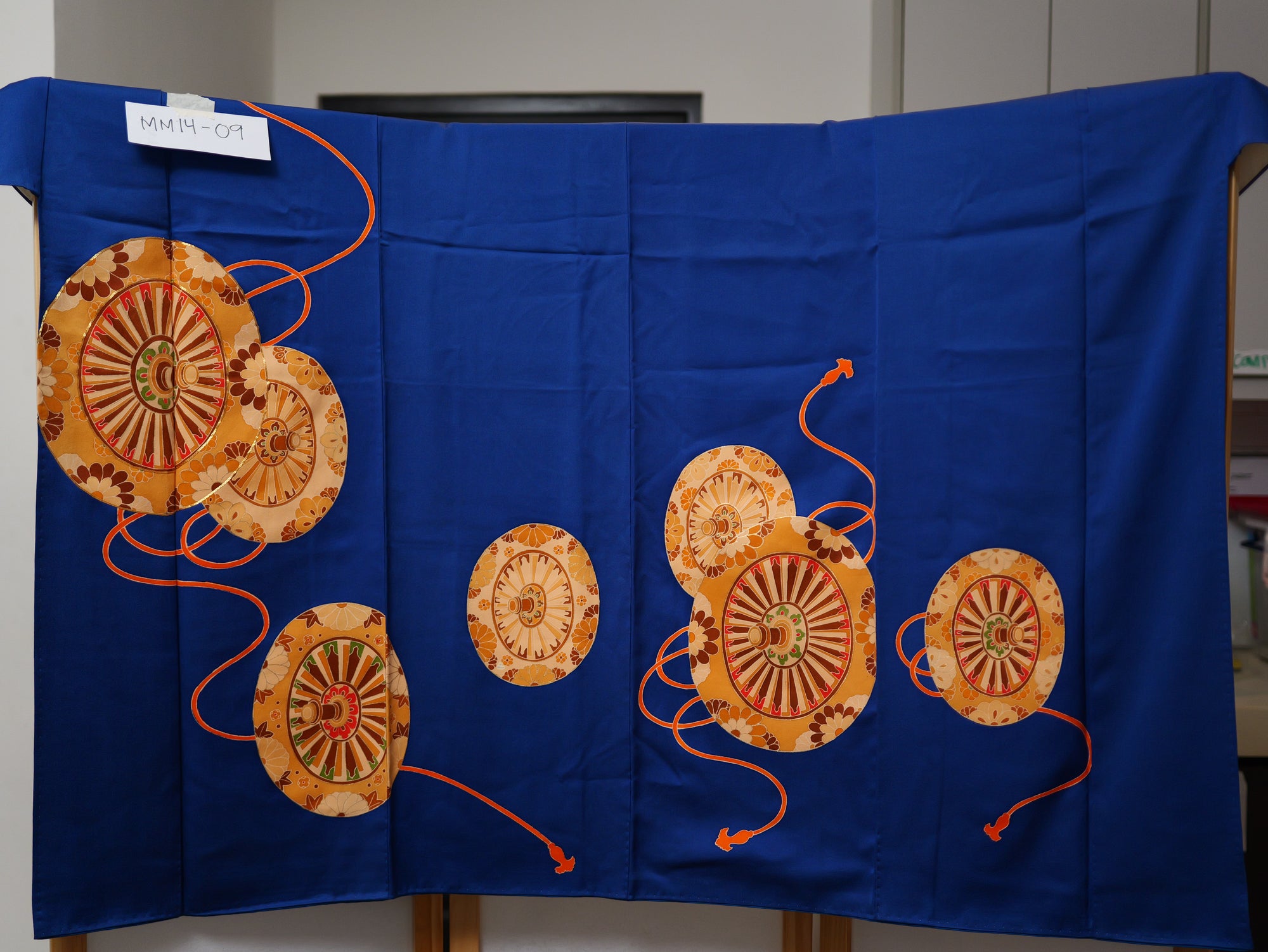NALB (No Art Left Behind) Fabric: Wheels in Blue MM14-09