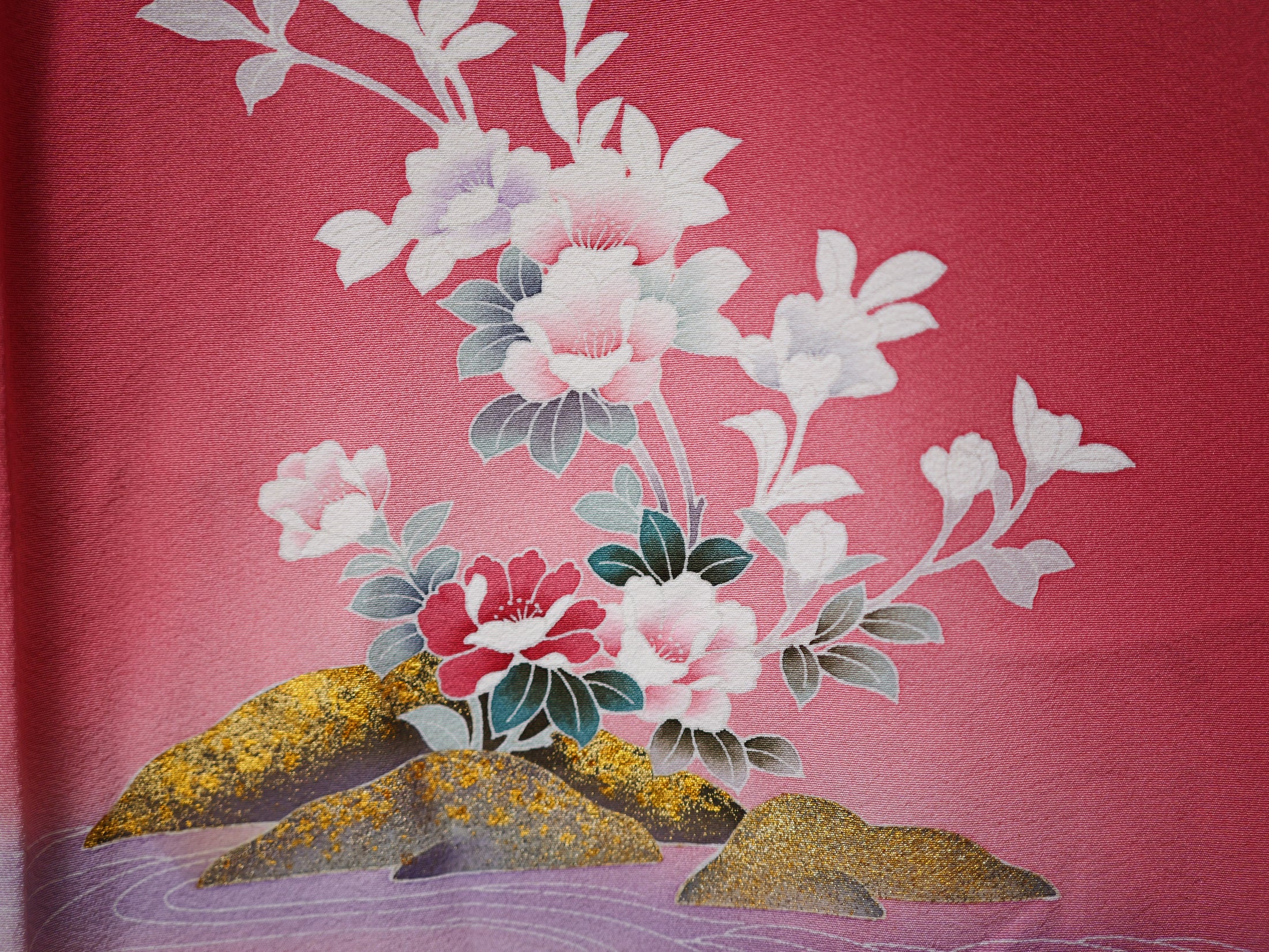 NALB (No Art Left Behind) Fabric: Red Florals MM14-15