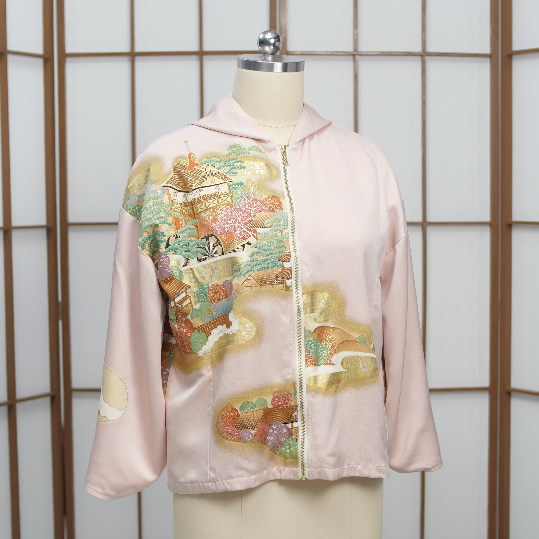 Premium On-hand: Pink Hoodie With Zipper | HWZ4604