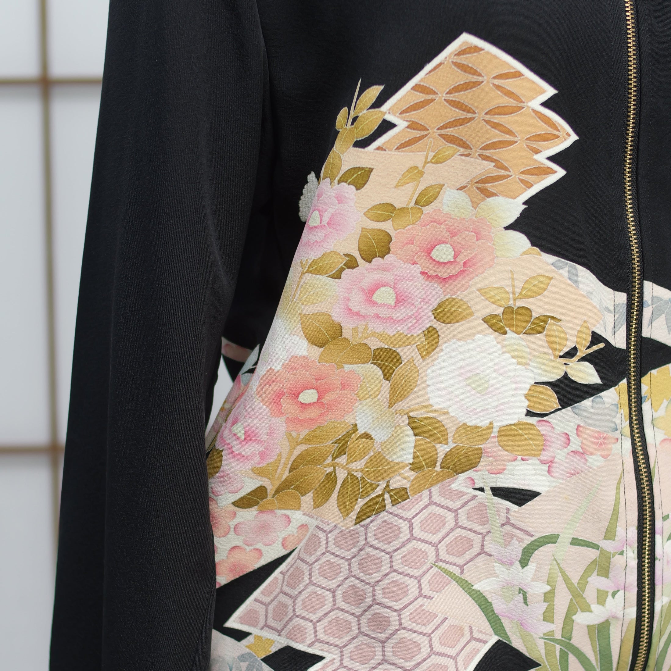 Premium On-hand: Black Zipped Hoodie | ZH3230 | Large