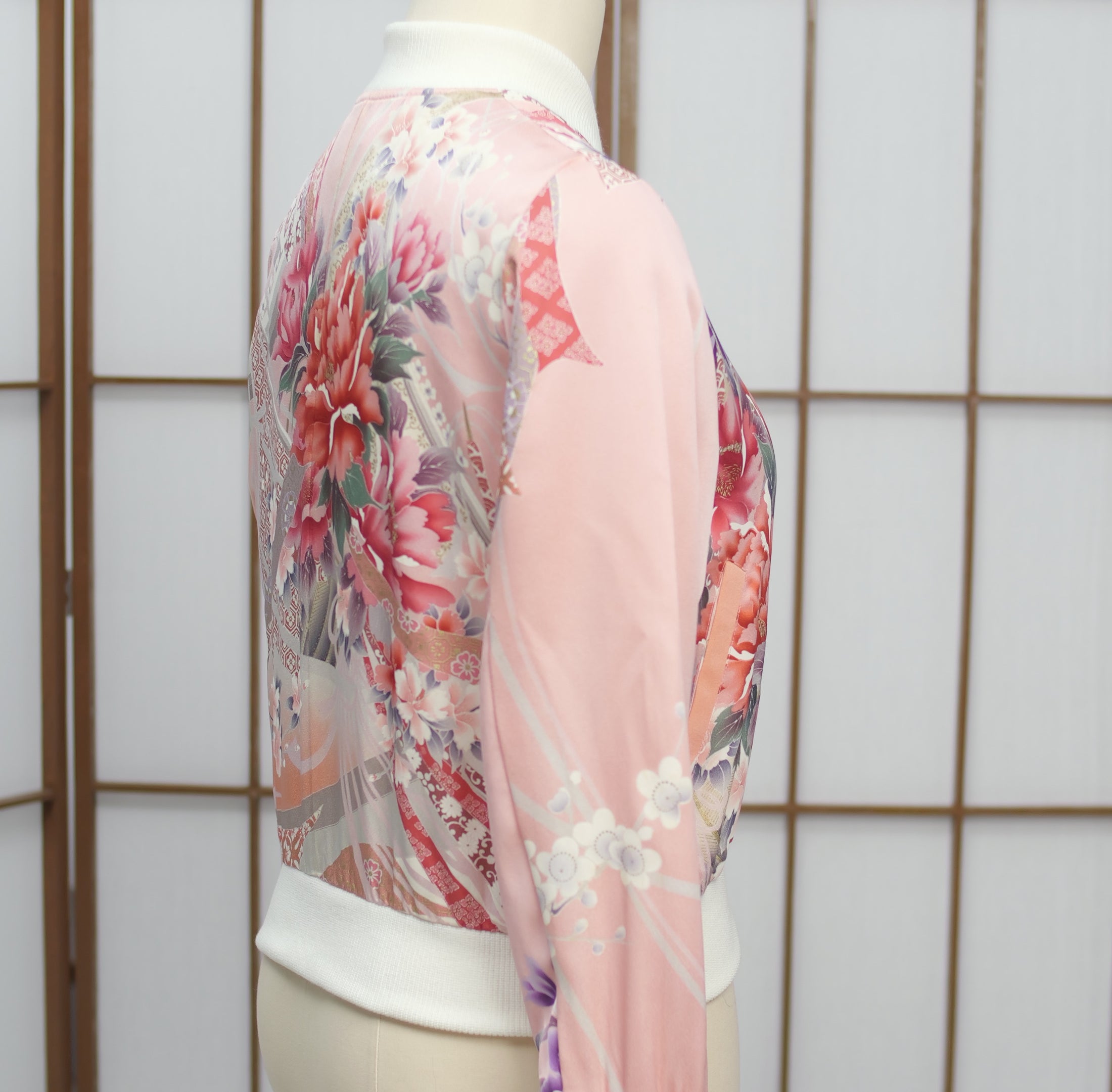 Premium On-hand: Bomber Jacket | BJ6114 XLB Pink amazing furisode