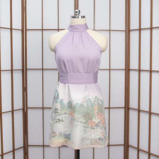 Premium On-hand item: Halter Dress Lavender | HD4814 LB