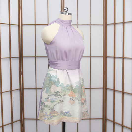 Premium On-hand item: Halter Dress Lavender | HD4814 LB