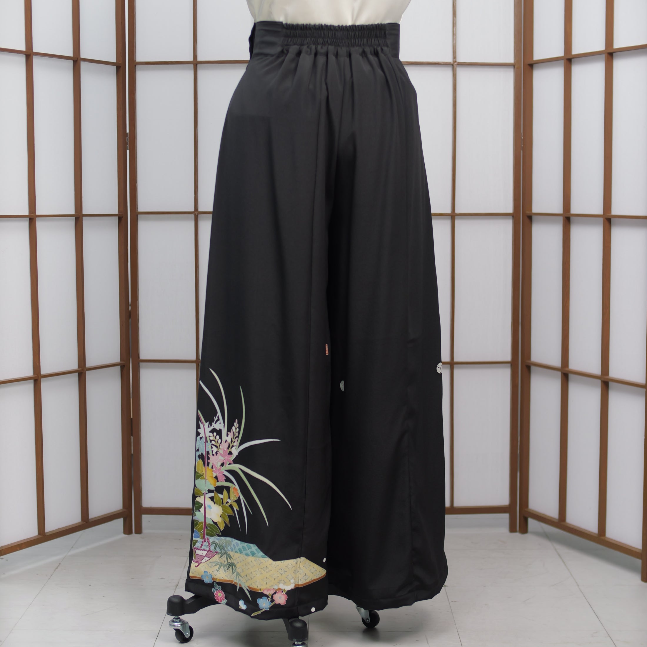 Premium On-hand: Palazzo Pants |  Black PP4886 XLA