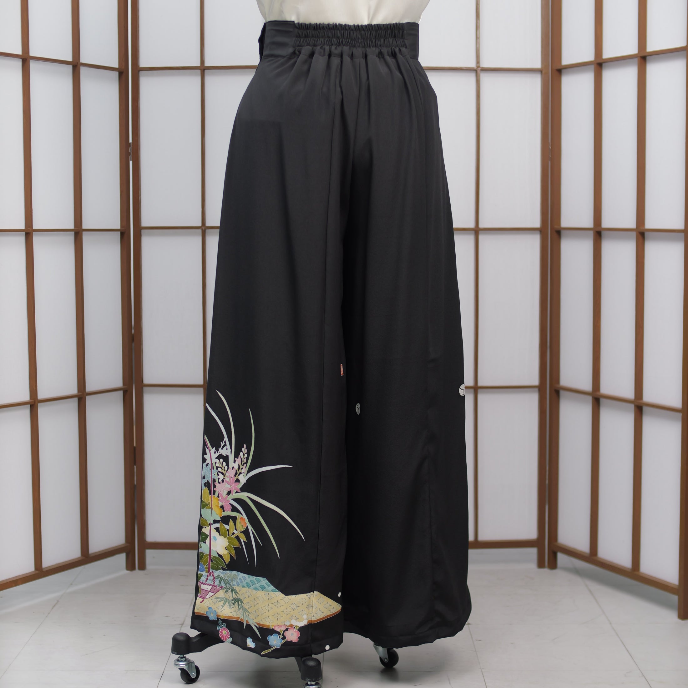 Premium On-hand: Palazzo Pants |  Black PP4886 XLA
