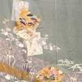 Load image into Gallery viewer, Premium Fabric: Aug12-04 | Light Green w/ Gold
