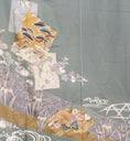 Load image into Gallery viewer, Premium Fabric: Aug12-04 | Light Green w/ Gold
