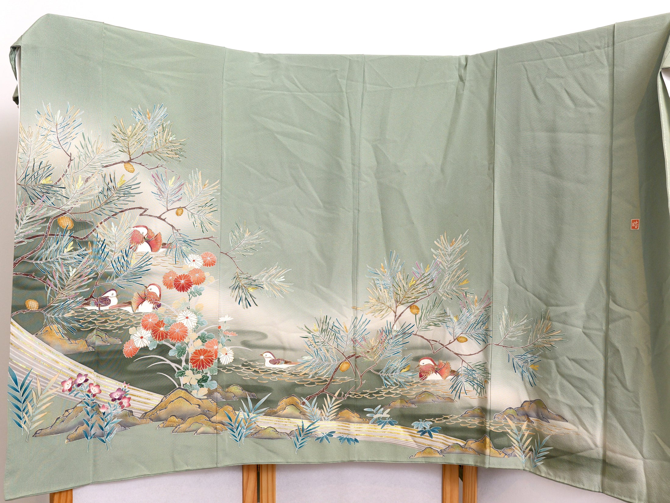 Summer Collection: August12-02 | Light Green and Maya birds