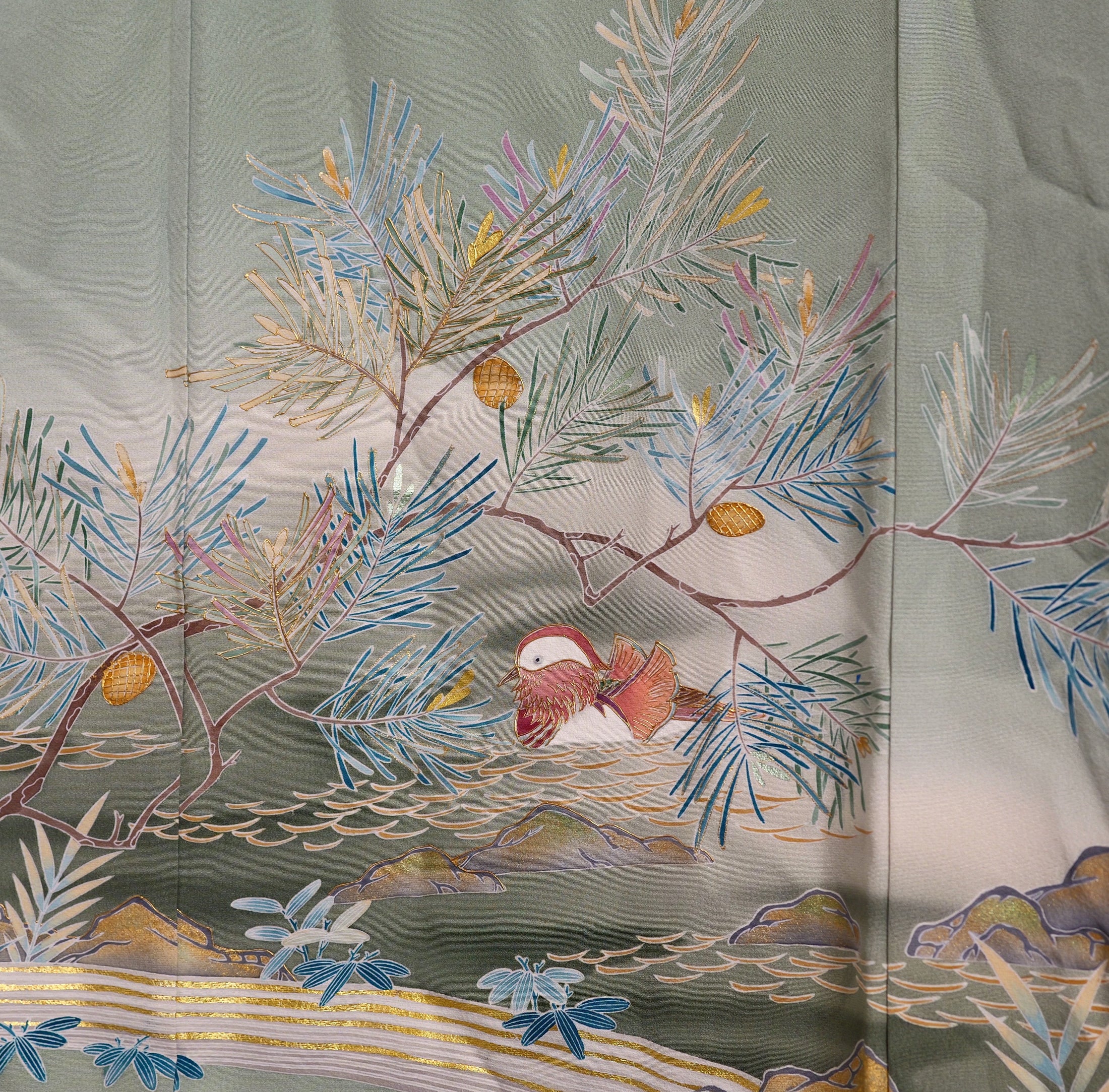 Summer Collection: August12-02 | Light Green and Maya birds